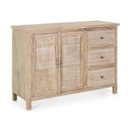 Credenza 2 Ante 3 Cassetti in legno Mayra Bizzotto